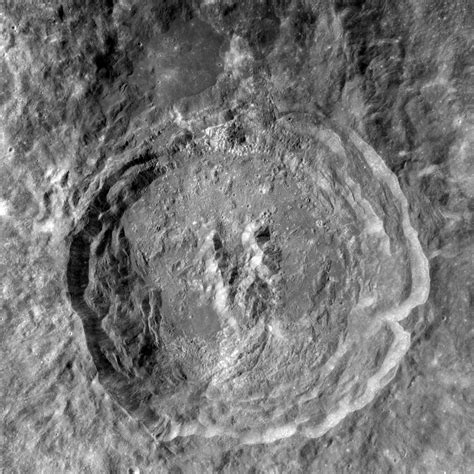 Lunar Pioneer King Craters Unusual Melt Pond
