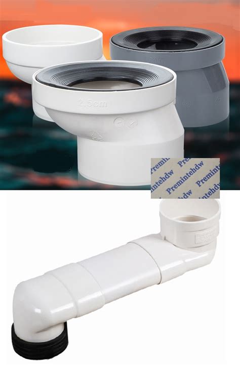 Premintehdw Toilet Drain Relocation Offset Adapter Flange Extender