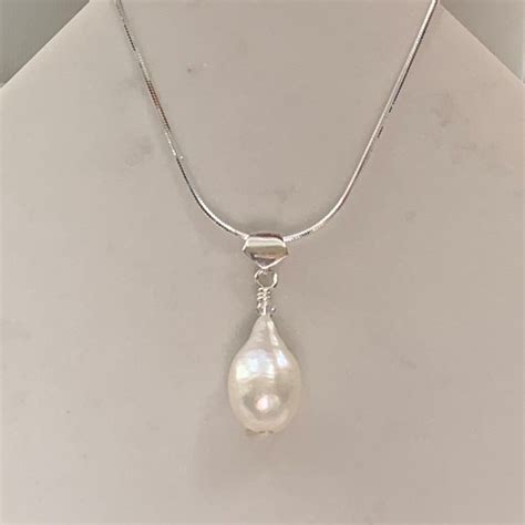 Large Freshwater Pearl Pendant Love Your Rocks