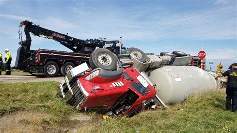 Cement Truck Driver Trapped After Vehicle Rolls Into Ditch Ctv News