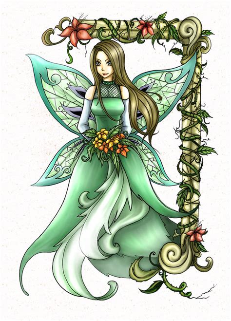 Fairy Picture Coloured By Back2life On Deviantart