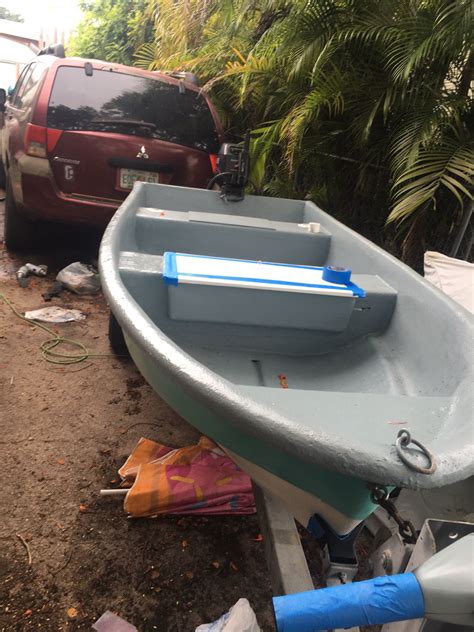 Selling My 12 Foot Fiberglass Boat For Sale For Sale In Miami Fl Offerup