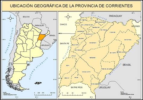 Solo Corrientes Ubicacion Geografica De La Provincia De Corrientes