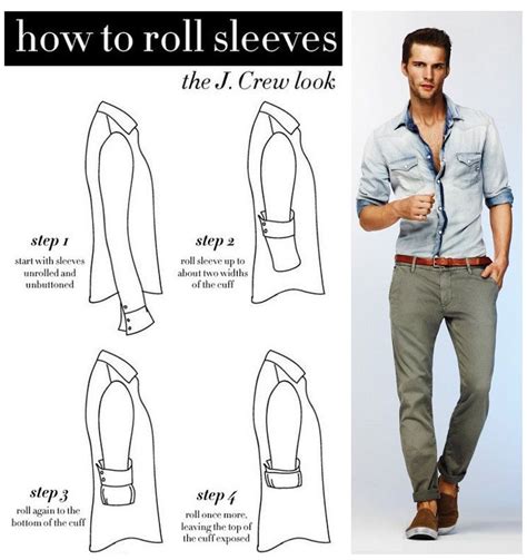Perfect Guide On How To Roll Sleeves Steps To Roll Sleeves Mens Style
