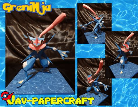 Papercraft De Greninja Greninja Shiny Pokemon X Y Papercraft Pokemon