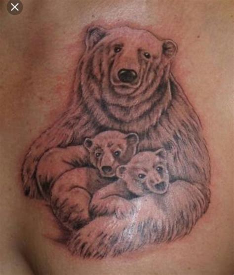 Momma Bear And Baby Bears Bear Tattoos Momma Bear Tattoo Bear
