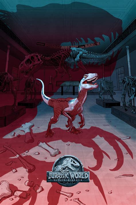 Jurassic World El Reino Caído Supera Los 1300 Millones En Taquilla Jurassic World Poster