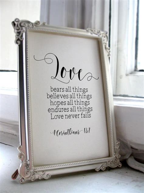 Wedding Quotes For The Bride And Groom 1 Corinthians 137 Scripture