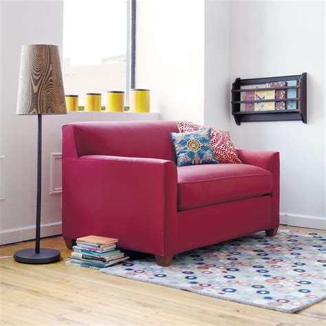 Best choice products modern faux leather convertible futon sofa w/ removable armrests, metal legs, 2 cupholders. i found it .... my red big little couch | Kid room decor ...