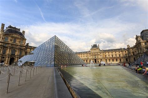 The Louvre Museum The Grand Louvre In Paris Editorial Stock Photo