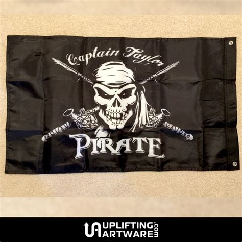Custom Pirate Flag Jolly Roger Custom Boat Flag Etsy