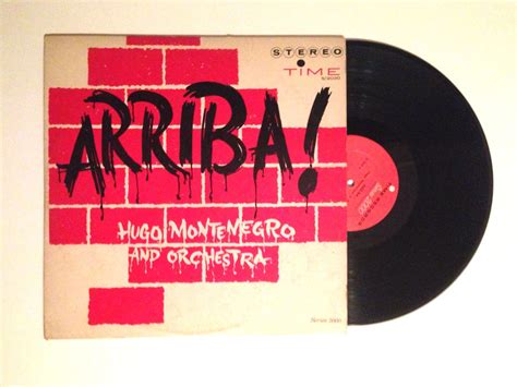 Vinyl Record Hugo Montenegro And His Orchestra Arriba Lp Album 1960