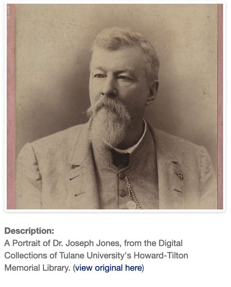 A Regional Affliction A Portrait Of Dr Joseph Jones In The New South