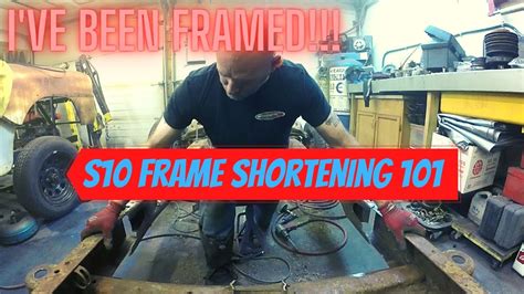 How To Shorten An 80s Chevy S10 Frame Youtube