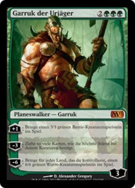 Garruk Der Urjäger Garruk Primal Hunter · Magic 2013 M13 174
