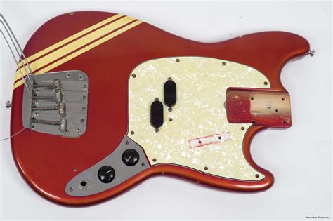 1970 Fender Mustang Bass Comp Red