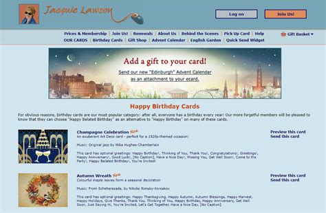 Sign in to view your birthday reminders. Jacquie Lawson Birthday Cards Funny / Collections Of ...