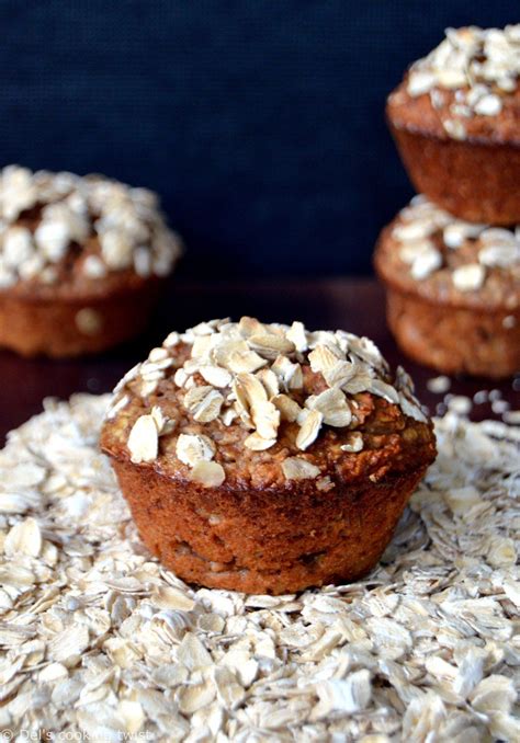Muffins banane et flocons davoine Recette