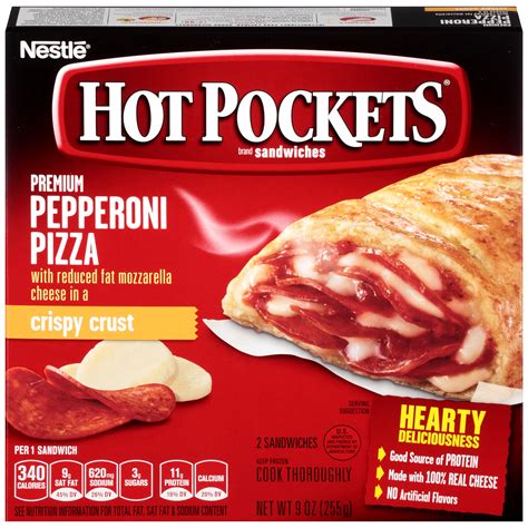 Calories in a hot pocket pizza pepperoni. UPC 043695056310 - Pepperoni Pizza Frozen Sandwiches ...