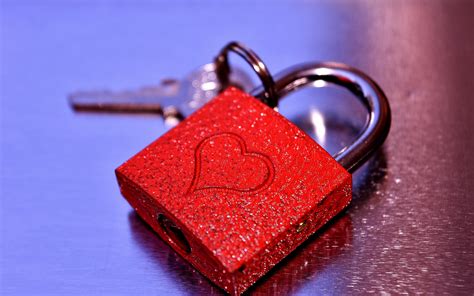 Wallpaper Love Heart Lock Key 4k Love 8972