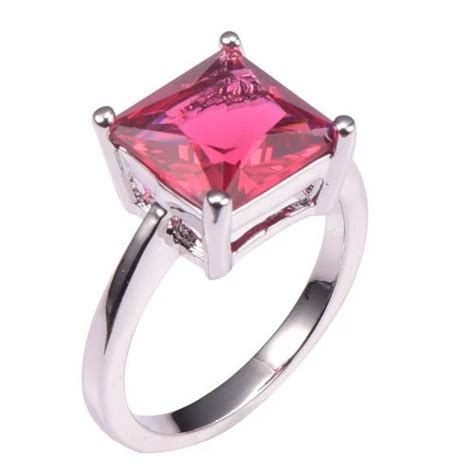 Costume Jewelry Silver Ruby Rings At Rs 1608 रूबी रिंग In Jaipur Id