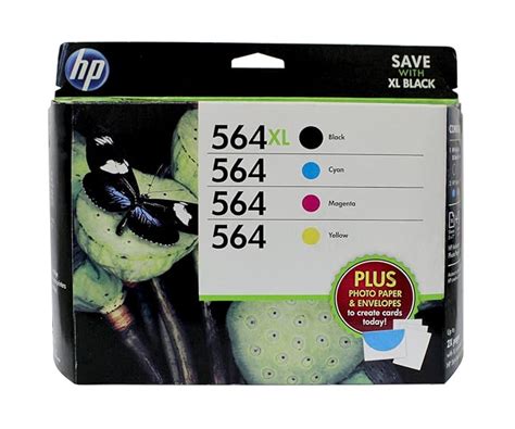 Hp 564xl Black 564 Color Ink Cartridges Combo Pack Uk