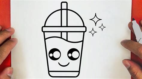How To Draw A Cute Cup Drink Step By Step Draw Cute Things Bombofoods