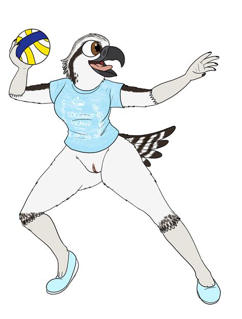 Rule 34 Accipitriform Anthro Avian Ball Beach Ball Beak Bird Bottomless Bottomless Female