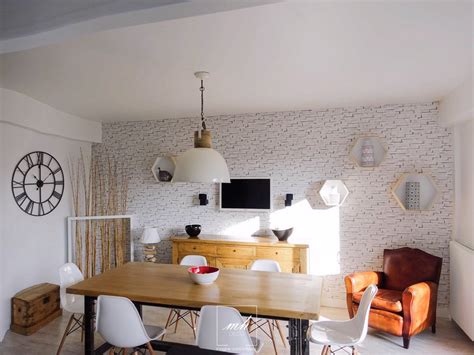 En effet, vous pouvez vous offrir une salle à. Cuisine/ Salle à manger indus-scandinave