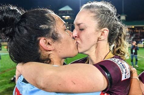 These Two Rival Rugby Players Are Partners And Kissed After Their Game