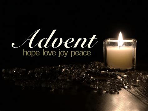 Advent Hope Love Joy Peace Crosspoint Community Church
