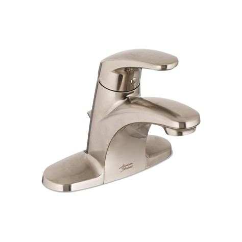 *your new american standard faucet is designed to work only with the speed connect drain. American Standard Colony Pro 4 in. Centerset Single-Handle ...