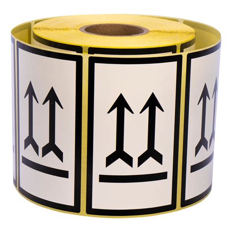 Warning Labels This Way Up 100x60mm 1000 Per Roll Md Labels