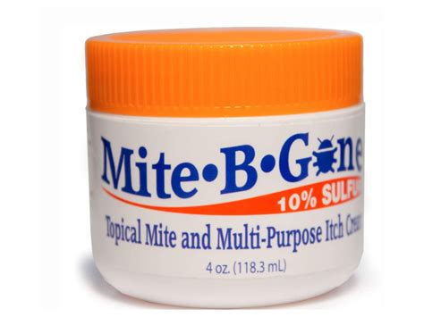 Mite B Gone 10 Sulfur Cream 4 Oz1183 Ml Ingredients And Reviews