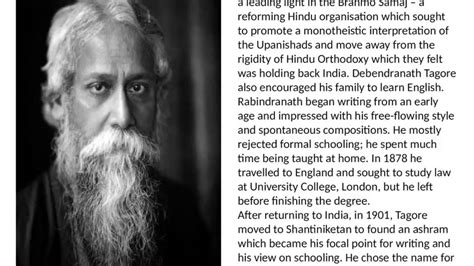 Rabindranath Tagore Biography Youtube