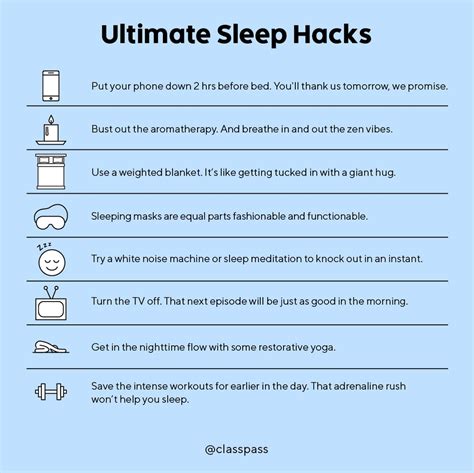 The Best Sleep Hacks Classpass Blog