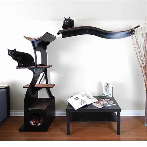 Lotus Cat Tower A Zen Cat Tree Of Modern Design The Refined Feline