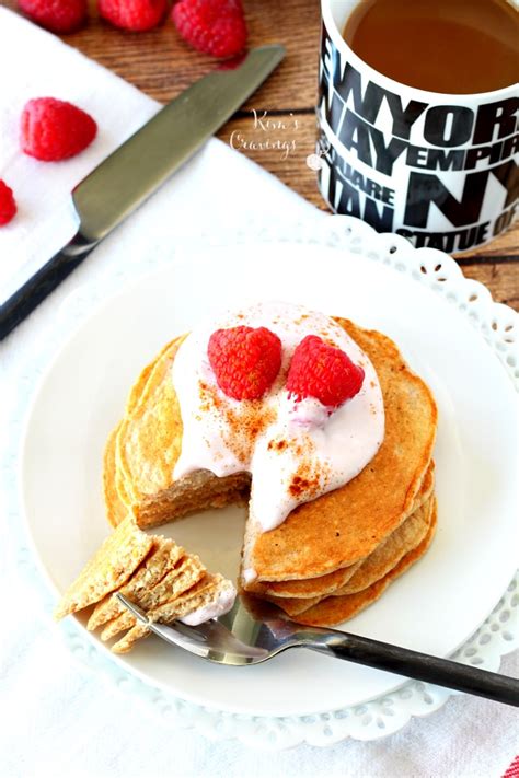 Keto greek yogurt pancakes are made with coconut flour. Best Ever Greek Yogurt Pancakes - Kim's Cravings