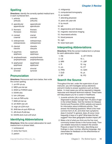 Introduction to Medical Terminology, 1st Edition page 55