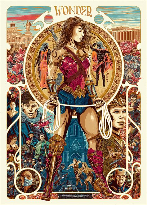 Wonder Woman Poster On Behance