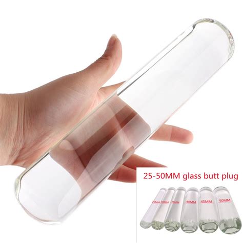 Crystal Glass Dilldo Butt Plug For Women Penis Smooth Anal Dildo Sexy