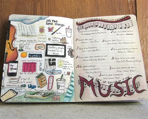 I Little Things Music By Dianne Sylvan Music Journal Art Journal