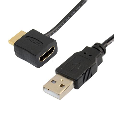 This video cable adapter could connect multiple monitor. 2016 Hot Sale Portable USB 2.0 HDMI Male To Female Adapter ...
