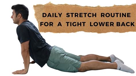 Daily Stretch Routine For A Tight Lower Back Relieve Lower Back Pain