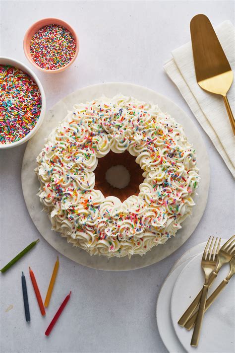 Funfetti Bundt Cake Birthday Cake Baker By Nature