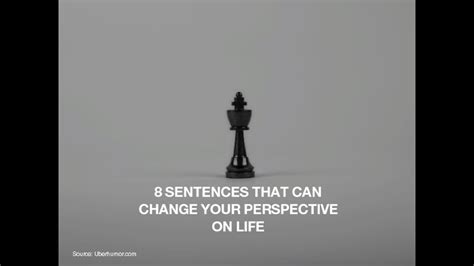 8 Sentences That Can Change Your Perspective About Life Youtube