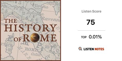 The History Of Rome Podcast Mike Duncan Listen Notes