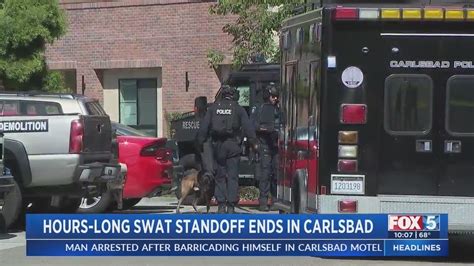 Hours Long Swat Standoff Ends In Carlsbad Youtube