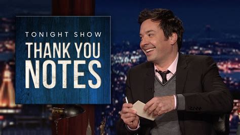 Watch The Tonight Show Starring Jimmy Fallon Highlight Thank You Notes Trumps Impeachment