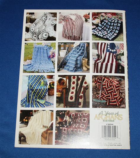 A Year Of Afghans Book 12 Leisure Arts Afghan Crochet Pattern Booklet